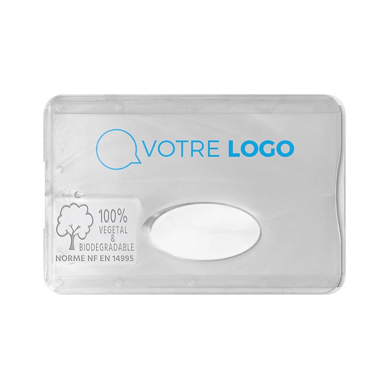 Étui carte de crédit bio Pontarlier - Porte-cartes publicitaires