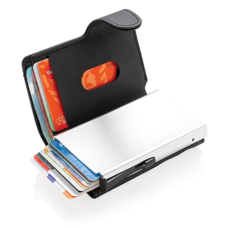 Portefeuille multicartes anti-RFID Olav - Porte-cartes publicitaires